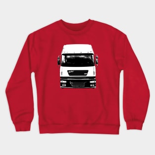 Classic ERF ECX lorry black/white monoblock Crewneck Sweatshirt